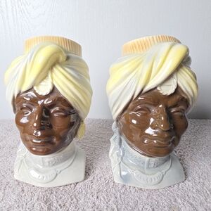 Vintage Royal Copley Ceramic Sultan Wall Pockets